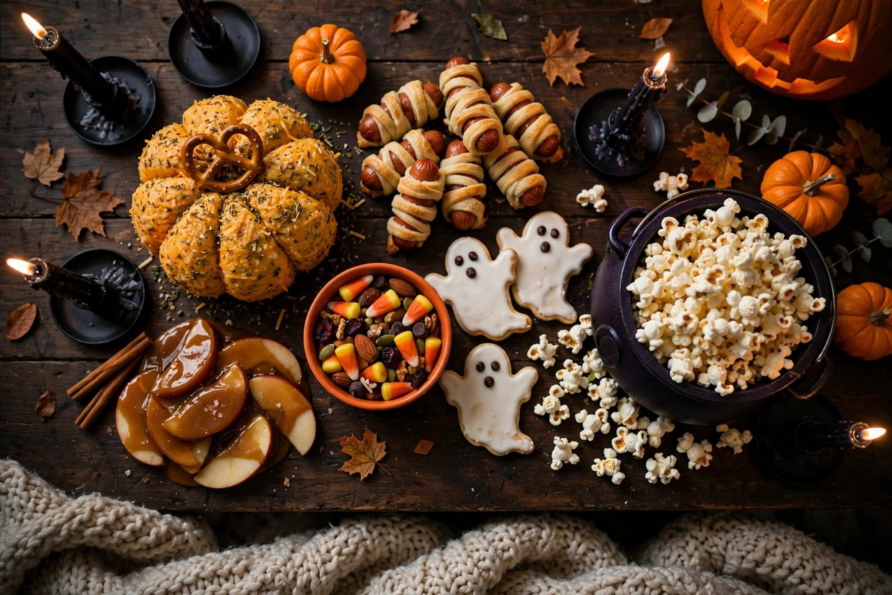 15 Halloween Movie Night Snacks (2026) — Sweet, Savory & Spooky